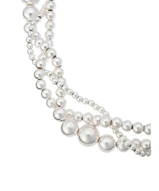 Green Parks ｅｖｅｒｙ　ｗａｌｋ．　メタルボリュームネックレス Silver