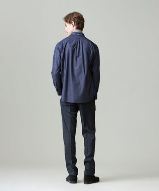 J.PRESS MEN KANEMASA KNITTING デニムジャージ シャツ ネイビー系