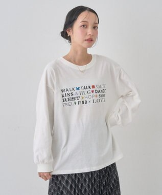 earth music&ecology いいことワードロゴＴシャツ