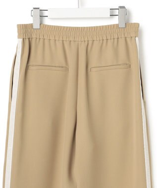 ICB ベルベットライン トラックワイドパンツ ベージュ