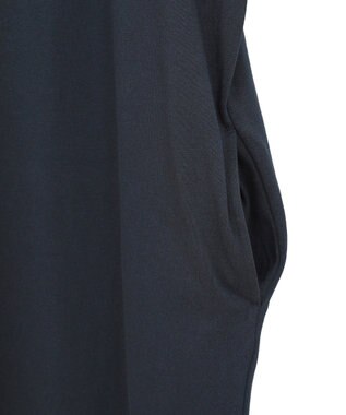 CRAFT STANDARD BOUTIQUE ビッグシルエット5分袖ワンピース Navy