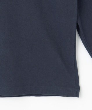 JOSEPH ABBOUD MOUNTAIN LONG SLEEVE FRONTIER GRAPPHIC T-SHIRT ネイビー ネイビー系