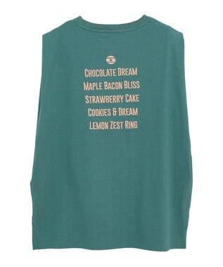 AMERICAN HOLIC ロゴ刺繍ノースリーブプルオーバー Green