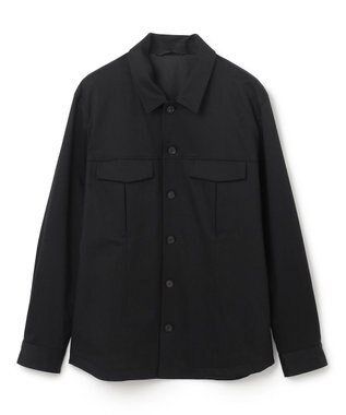 JOSEPH HOMME スムースサテンストレッチ　CPOシャツ ブラック系