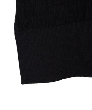 JOSEPH クリンクルリブ　Vネックニット Black