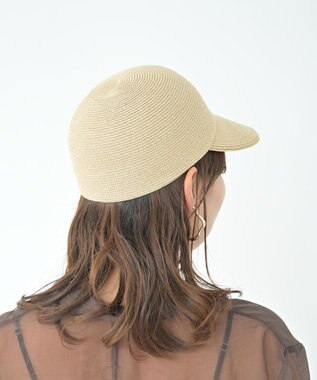 ATRENA 【日本製】ブレードツバ広CAP ベージュ
