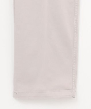 JOSEPH ABBOUD 【イタリア素材/ウエストも伸びる】ハイパワーサテンストレッチパンツ ライトグレー系