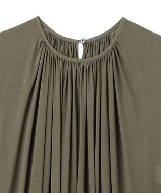 BEIGE， 【WEB限定】RUTILE / ジャージーワンピース Khaki