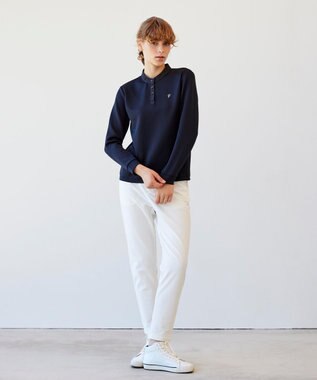 23区GOLF 【23Fondation】【WEB&一部店舗限定】クレリック モックネックシャツ ブラック系