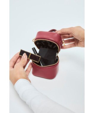 style code 【VerdeVari/ヴェルデヴァリ】TINY VANITY BAG レッド