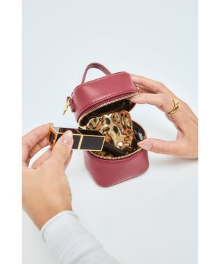 style code 【VerdeVari/ヴェルデヴァリ】TINY VANITY BAG レッド