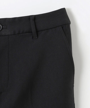 ANY L 【ウエストゴム】裏起毛ハイストレッチパンツ ブラック