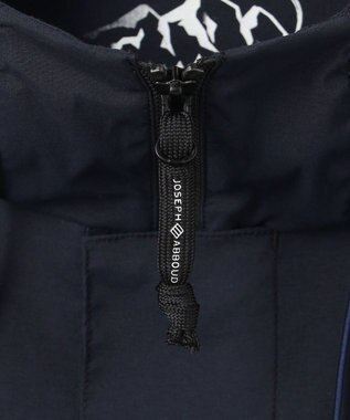 JOSEPH ABBOUD MOUNTAIN 【軽量/ストレッチ/ECO撥水/8ポケット】ナイロンビンテージコーティングコート ネイビー系