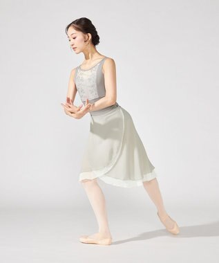 Chacott 【AKANE TAKADA】ノースリーブレオタード グレージュ