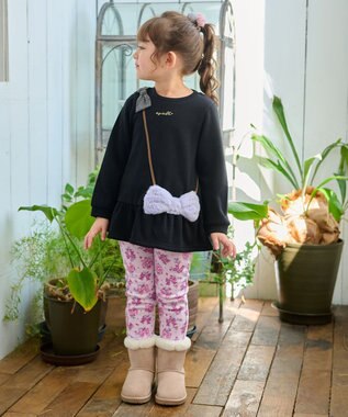 ANY KIDS 7days裏シャギー総柄パンツ リボン