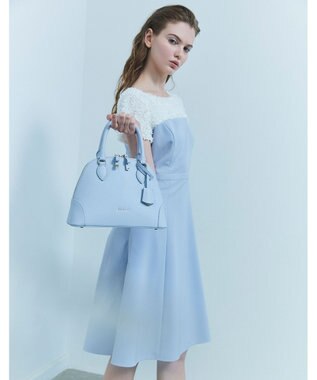 TOCCA 【00サイズあり・洗える】FLY FRERRY ドレス ブルー×オフ