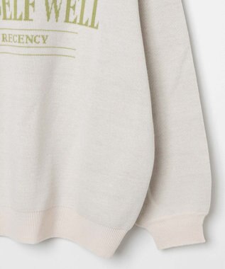 WEGO ジャガードニットプルオーバー ホワイトアイボリー