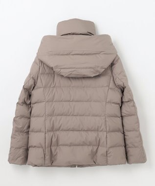 ANY 【洗濯機可能/羽毛100%使用/撥水/フード取り外し可能】楽映えリッチミドル丈ダウン モカ