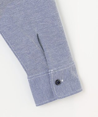 JOSEPH ABBOUD 【キングサイズ・オーガニックコットン使用】ダディ ポロシャツ ブルー系