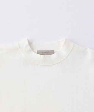 UNFILO MENS コットン クルーネックTEE [23年秋冬商品] シロ