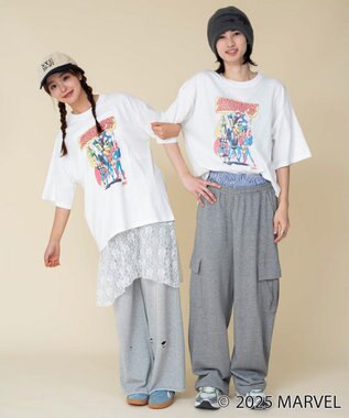 WEGO 【ユニセックス着用ITEM/SMLサイズ展開】MARVELグラフィックT（S） 柄3