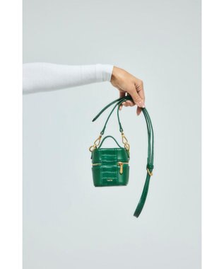 style code 【VerdeVari/ヴェルデヴァリ】TINY VANITY BAG グリーン