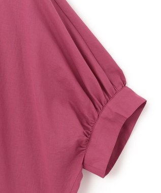 J.PRESS YORK STREET 【WOMEN】バックドレープ ドルマンブラウス パープル系