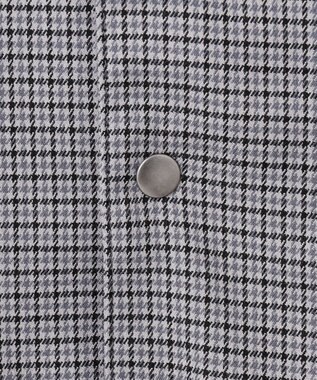 PW CIRCULUS 【MEN】CLASSICAL×SPORTY　チェック柄コーチジャケット グレー系5