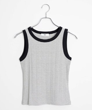 WEGO シンプルタンク ホワイトボーダー