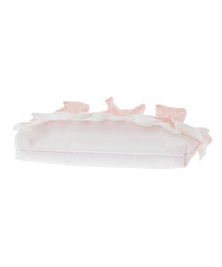 Maison de FLEUR フロントフリルポーチ Pink