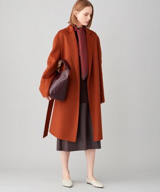 JOSEPH ハウンドトゥース　スカーフ Red