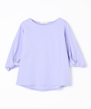 ANY 【WEB限定】シルケットスムース ツイストリーブプルオーバー ブルー