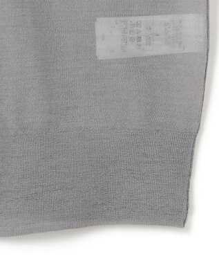 BEIGE， 【洗える・Oggi 10月号掲載】CADDO / シアーウールカーディガン Md.Gray