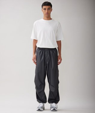 UNFILO MENS レザーライク カーゴパンツ [24年春夏商品] クロ