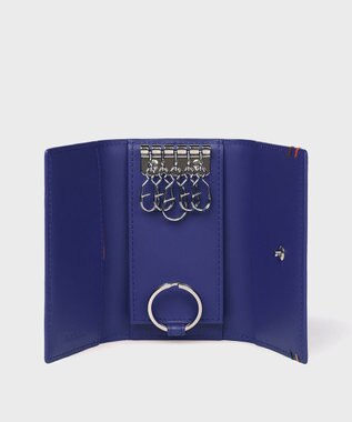 Paul Smith ハイライトステッチ キーケース ブルー