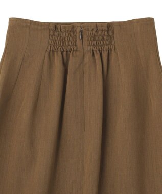 YECCA VECCA ドライタッチナロースカート Brown