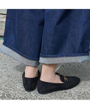 ing <ing>【WEB限定】【レイン対応】ビットローファー ブラックスエード