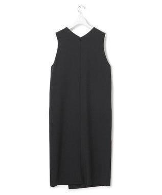 ICB  ウールライクストレッチ ジャンパースカート ブラック系