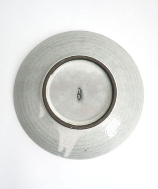 たち吉 【たち吉】粉引彫文中皿〈2枚〉美濃焼 キナリ