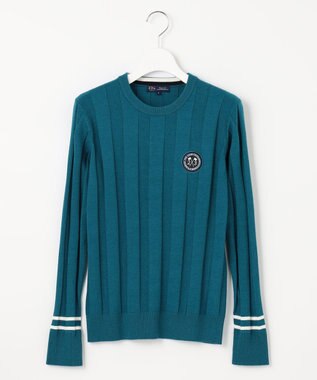  【WOMEN】【WEB&一部店舗限定】ワイドリブ カラーニット