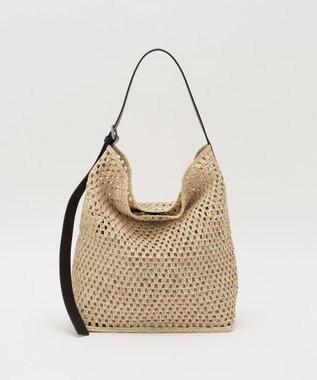 russet 《かごバッグ》インドラフィアワンショルダーバッグ(TI-369) Natural