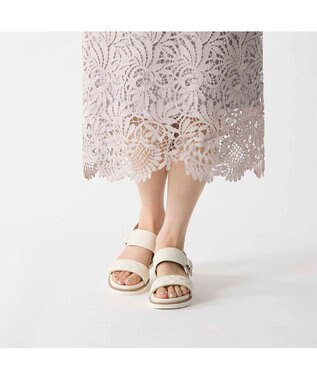 Riz raffinee <Riz raffinee>フッドベッドサンダル アイボリー