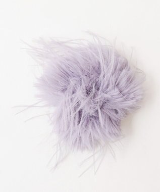 WEGO Lファーシュシュ ライトパープル