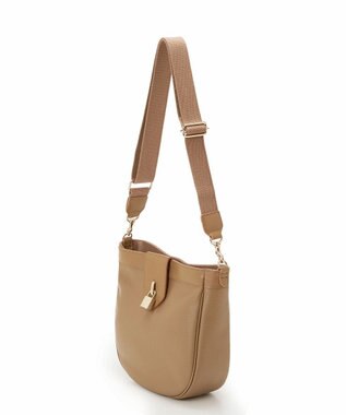 TOPKAPI 【Breath TOPKAPI】RIPPLE LOCK  リプルロック レザーコンビ ショルダー バッグ カーキブラウン