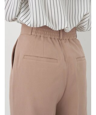 earth music&ecology ワンタックストレートパンツ Beige