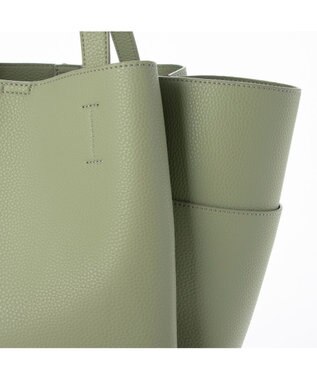 LA BAGAGERIE 【MONICA】収納いっぱいA4トート ライトグリーン