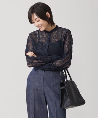 ICB 【WEB限定カラーあり】ミニボストントート ブラック系