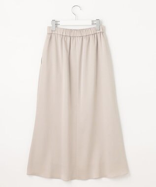 自由区 【XSサイズ～/洗える】チンツサテンタンブラー ナロースカート ベージュ系