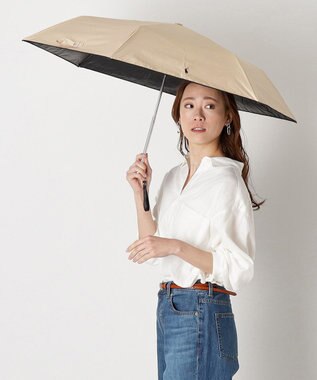 MOONBAT POLO RALPH LAUREN（ポロ ラルフローレン）晴雨兼用日傘 バイカラー 遮光率100% 遮熱 UV ベージュ