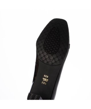 ing <ing>【WEB限定】ヒールアップビットローファー ブラックエナメル